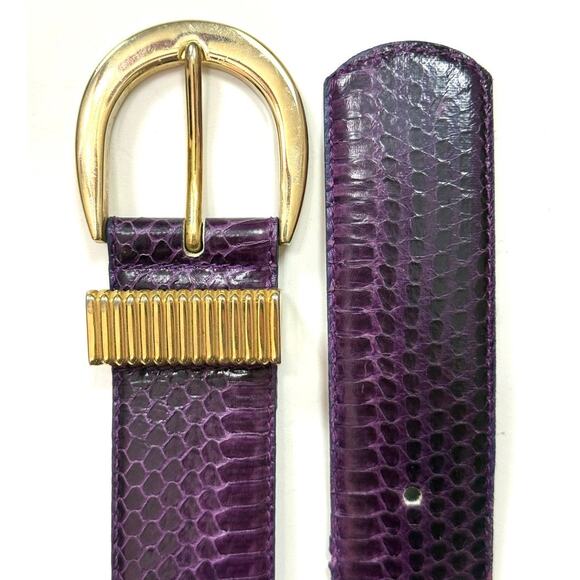 The Ritz Snake Skin Belt - Picture 3 of 6